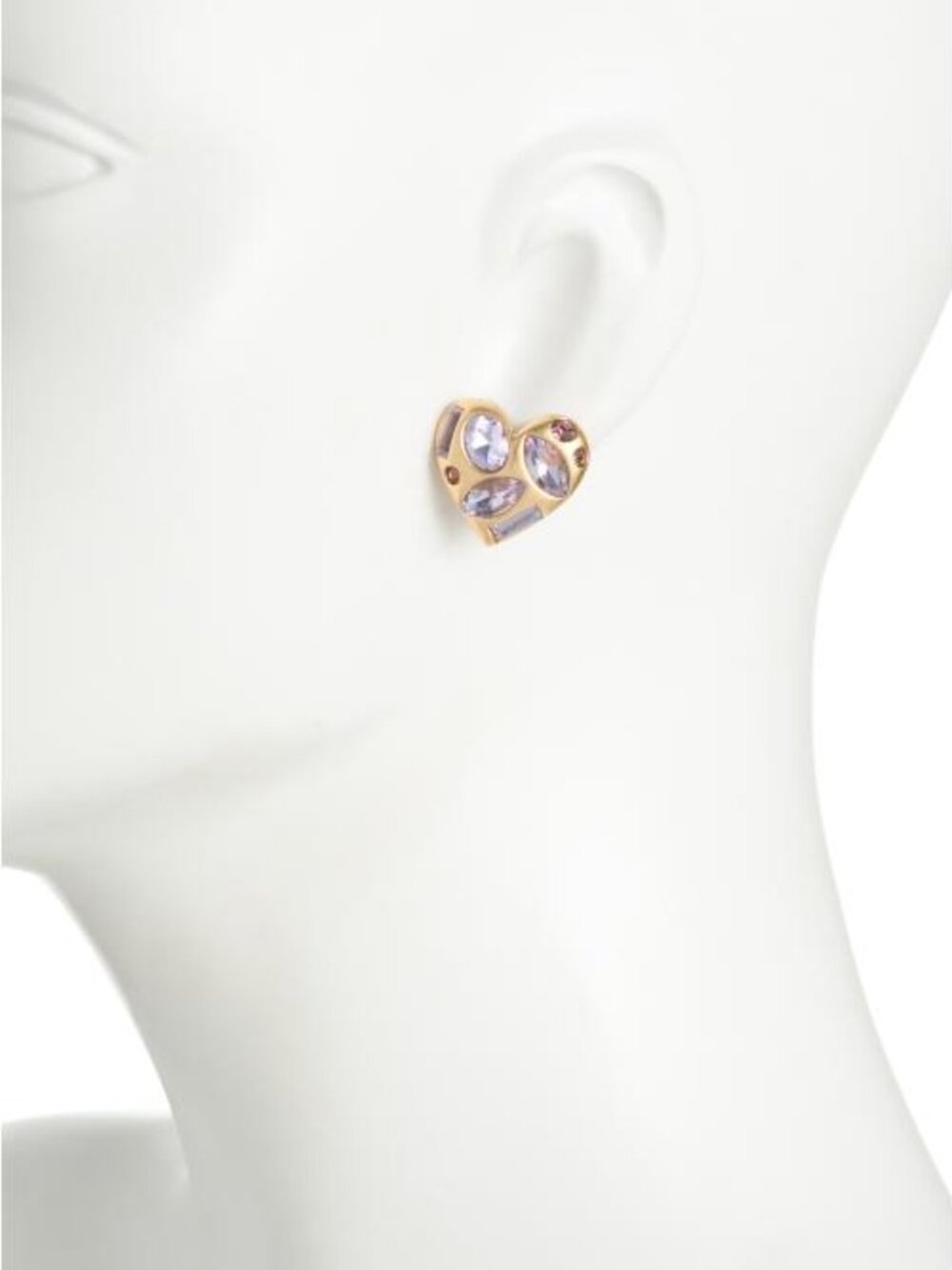 LELE SADOUGHI Heart Button Stud Earrings - Picture 2 of 3